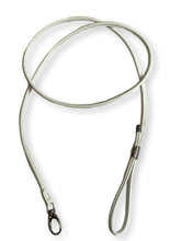 Load image into Gallery viewer, La Cinopelca Designer Roll Leather Dog Lead White Dog Leads Cara Mia Dogwear 
