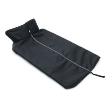 Load image into Gallery viewer, Waterproof Dog Coat Black Aqua Stretch Extra Thick Fleece Coat Cara Mia Dogwear 
