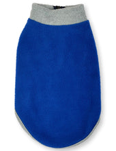 Load image into Gallery viewer, Blue Lightweight Zipper Neck Fleece Dog Vest Lightweight Zipper Neck Dog Fleece Vest Cara Mia Dogwear 
