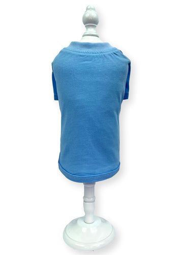 Light Blue 100% Cotton T-Shirt T-Shirt Cara Mia Dogwear 