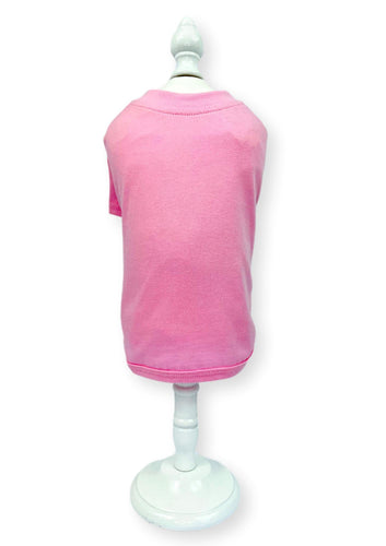 Light Pink 100% Cotton T-Shirt T-Shirt Cara Mia Dogwear 