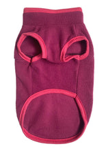 Load image into Gallery viewer, Pink Lightweight Button Neck Fleece Dog Vest Lightweight Button Neck Dog Fleece Vest Cara Mia Dogwear 
