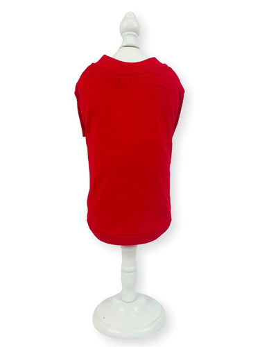 Red 100% Cotton T-Shirt T-Shirt Cara Mia Dogwear 