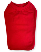Load image into Gallery viewer, Red 100% Cotton T-Shirt T-Shirt Cara Mia Dogwear 
