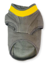 Load image into Gallery viewer, Yellow Extra Thick Stretch Fleece Coat Extra Thick Fleece Dog Vest Coat Cara Mia Dogwear 
