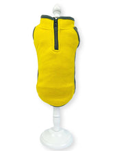 Load image into Gallery viewer, Yellow Extra Thick Stretch Fleece Coat Extra Thick Fleece Dog Vest Coat Cara Mia Dogwear 
